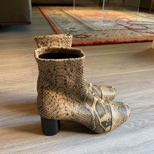 Isabel Marant Snakeskin Ankle Boots